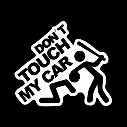 Pegatina Dont touch my car - Imagen 2