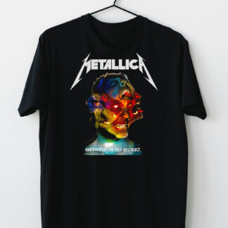 Camiseta Metallica con diseño impactante, ideal para fans del metal, moda rockera y estilo urbano cañero